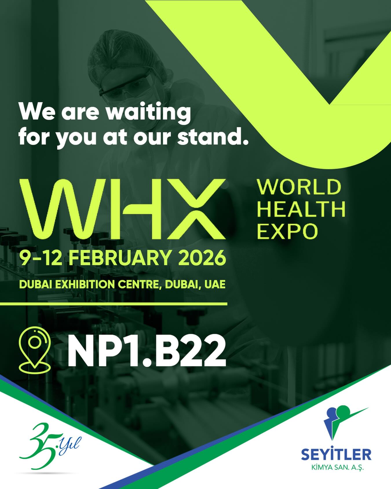 Seyitler Kimya at WHX Dubai 2026!